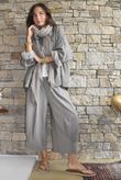 Hippie Shake Linen Blend Shirt Jacket Washed Earth